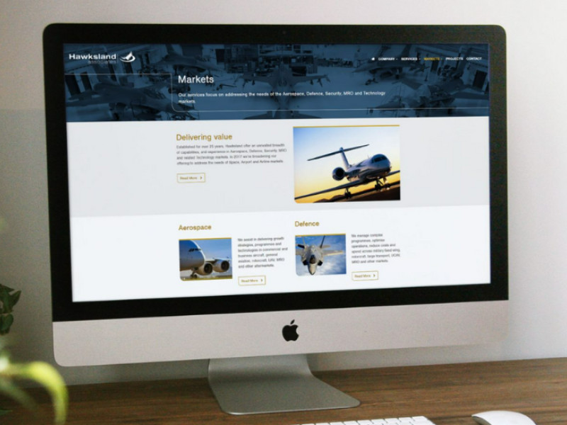 Hawksland Associates Web Design