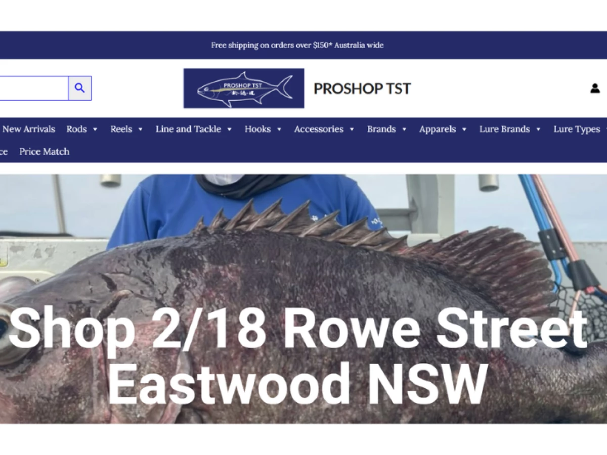 PROSHOP TST Website Design