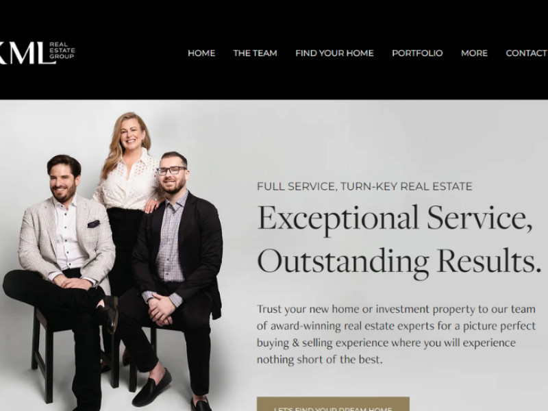 KML Real Estate Group Website Design