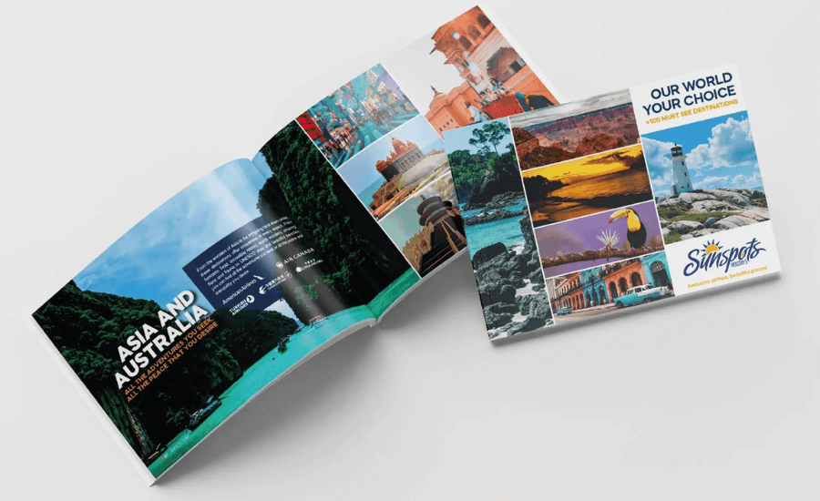 Sunspot Holidays Print Design