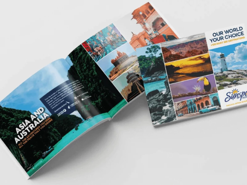 Sunspot Holidays Print Design