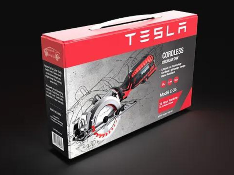 Tesla Power Tools Packaging Design