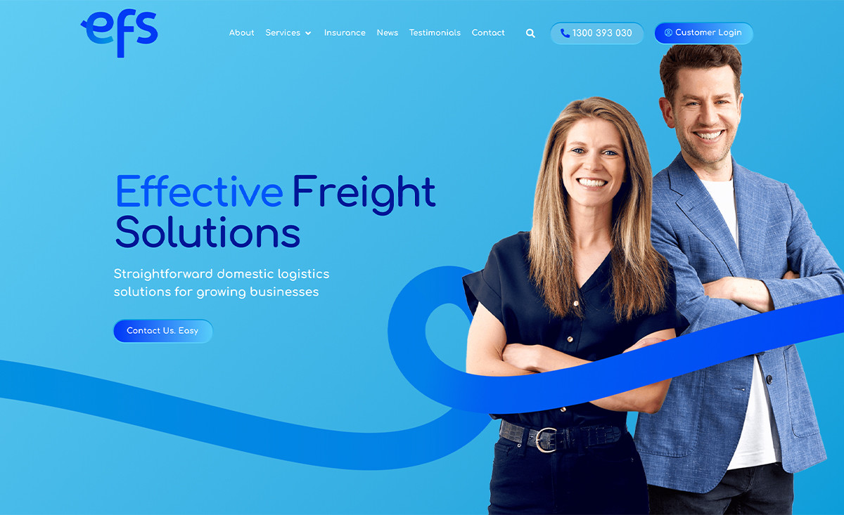 Effective Freight Solutions Web Design
