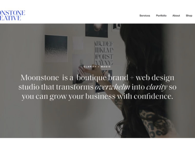 Moonstone Creative Website Design