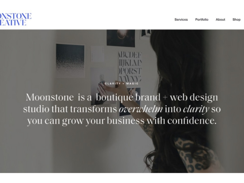 Moonstone Creative Website Design
