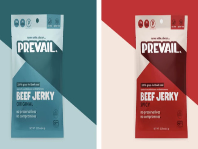 Prevail Jerky Packaging Design