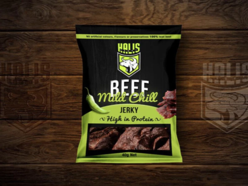 Halis Beef Jerky Packaging Design