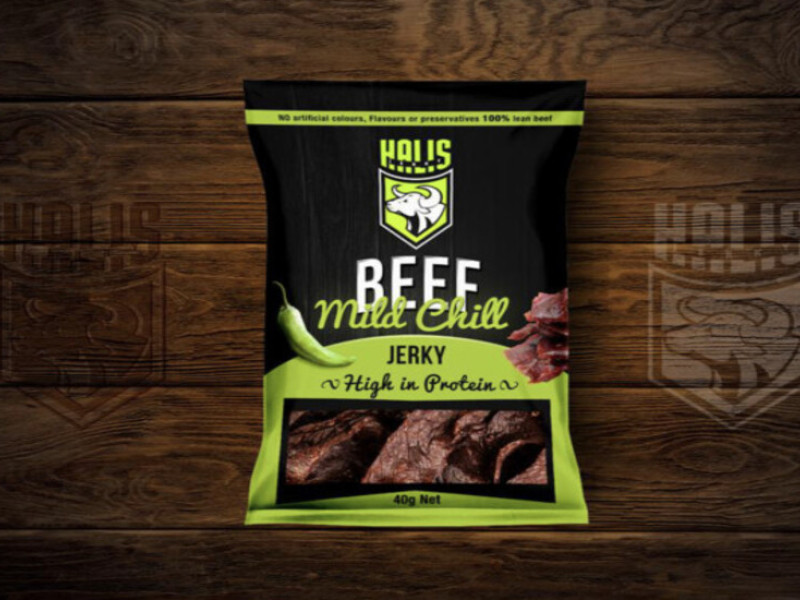 Halis Beef Jerky Packaging Design