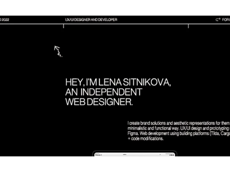 Lena Sitnikova Website Design