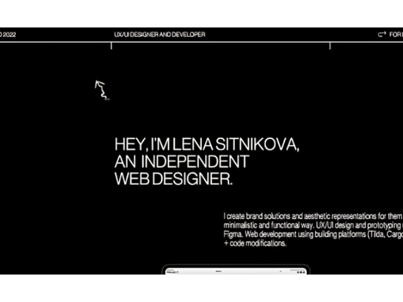 Lena Sitnikova Website Design