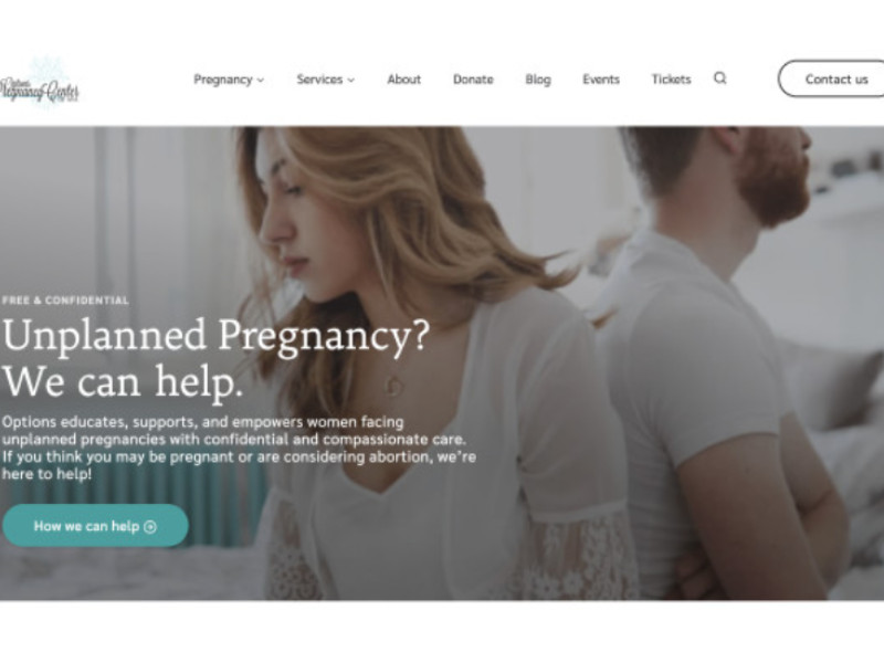 Options Pregnancy Center of Ava Website Design