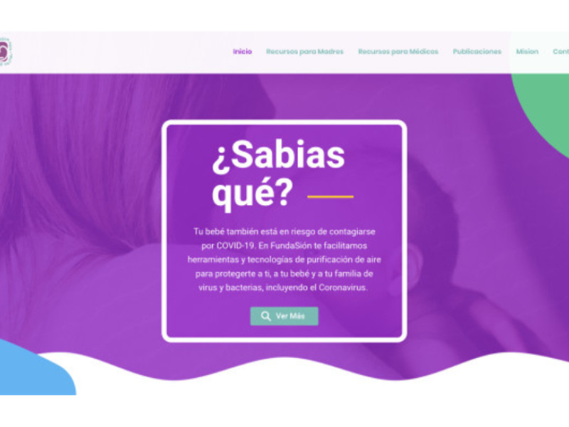 Foundation for the Prevention of Preterm Birth and Coronavirus Website Design