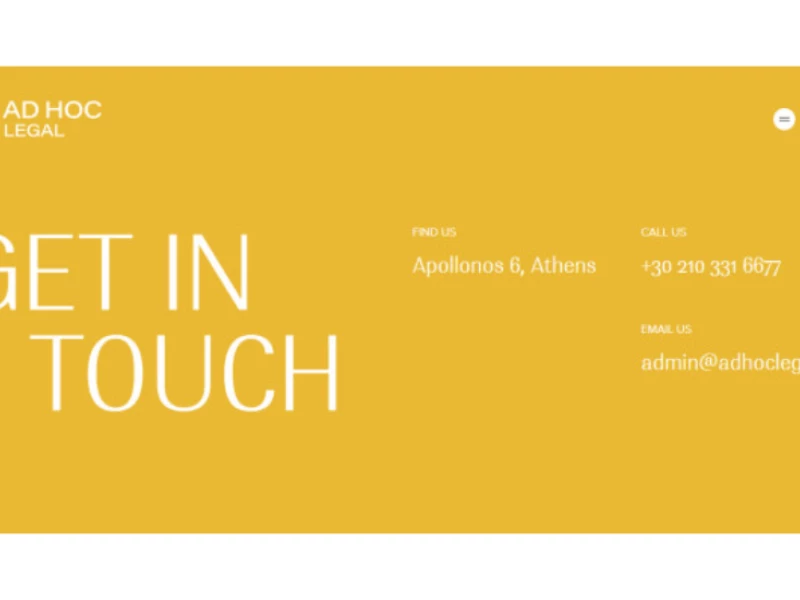 Ad Hoc Legal Law Firm Website Design