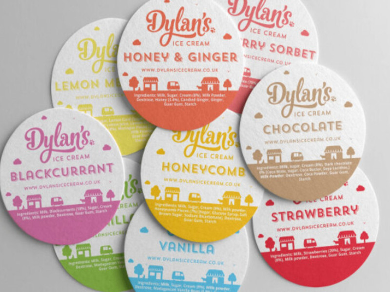Dylan's Ice Cream Packaging Design