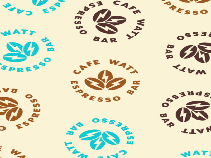 Cafe Watt Logo Design