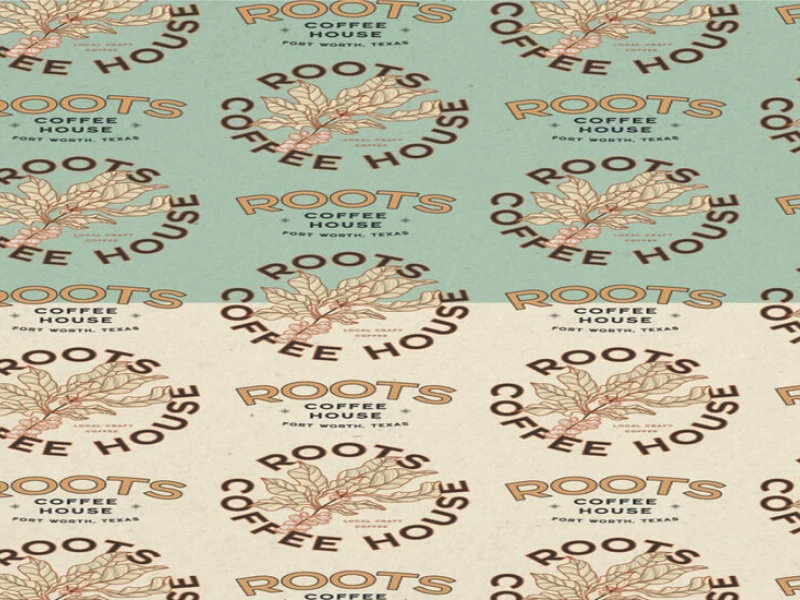 Roots Coffee House Logo Design