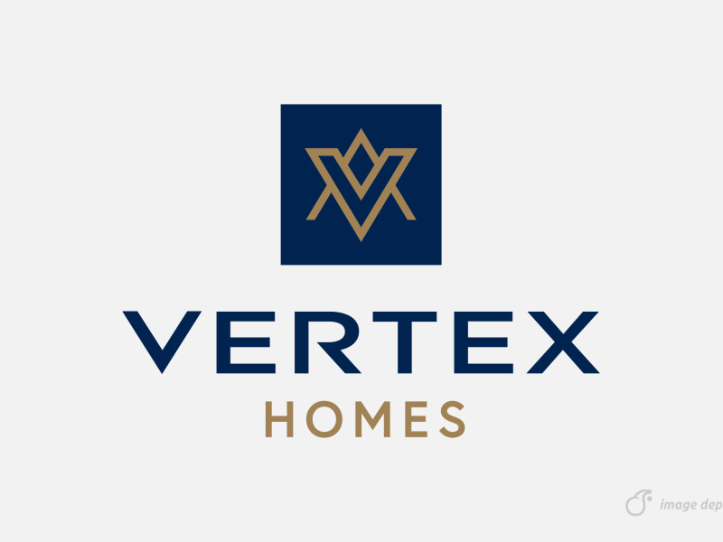 Vertex Homes Logo Design