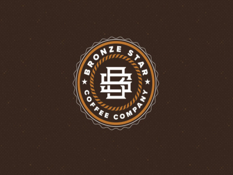 Bronze Star Coffee Co. Logo Design