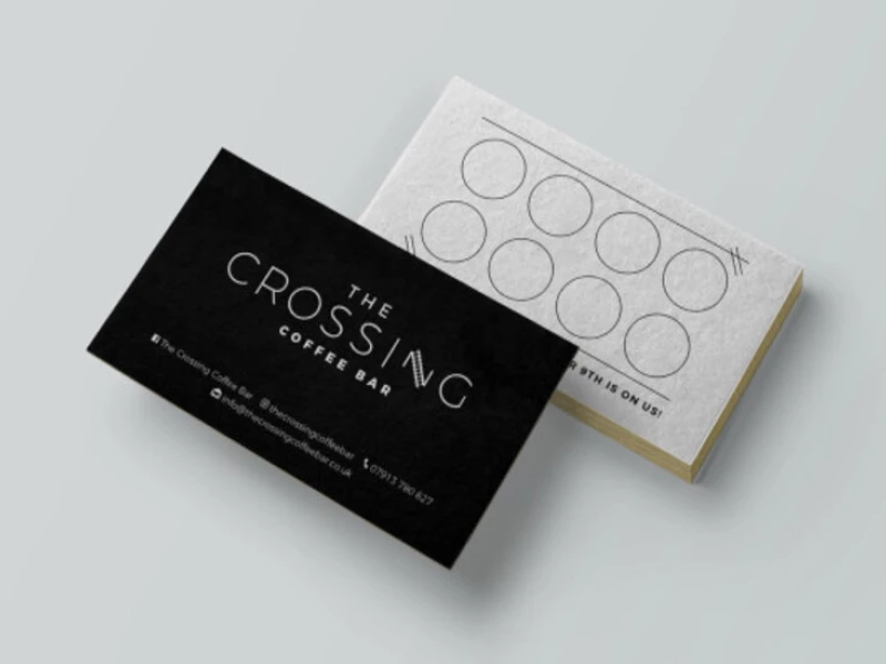 The Crossing Coffee Bar Logo Design