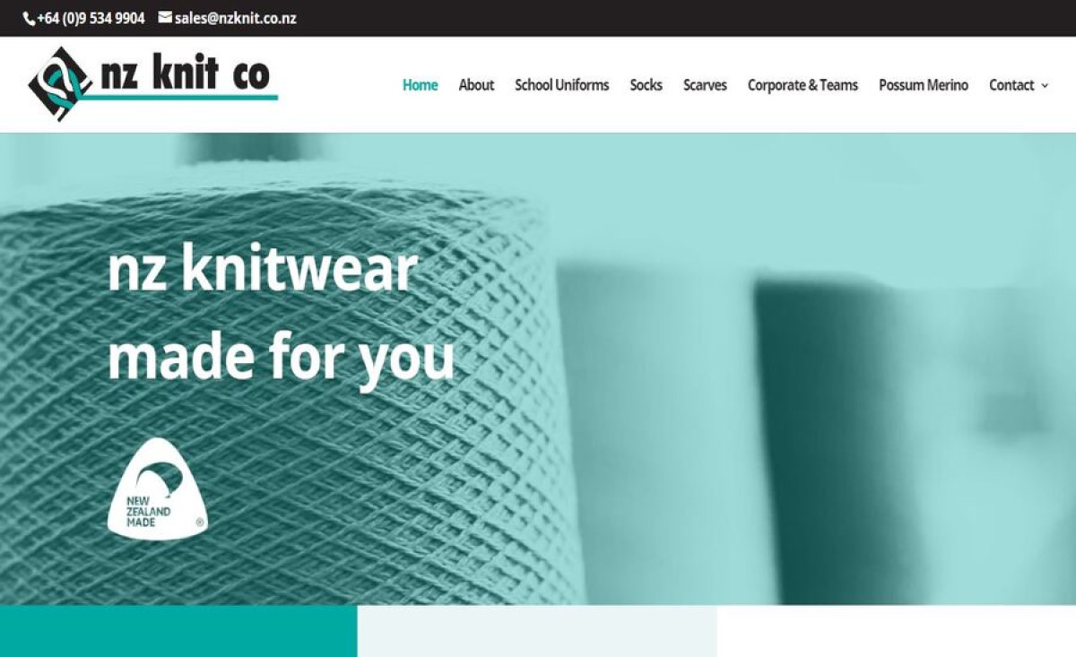 NZ Knit Website Design
