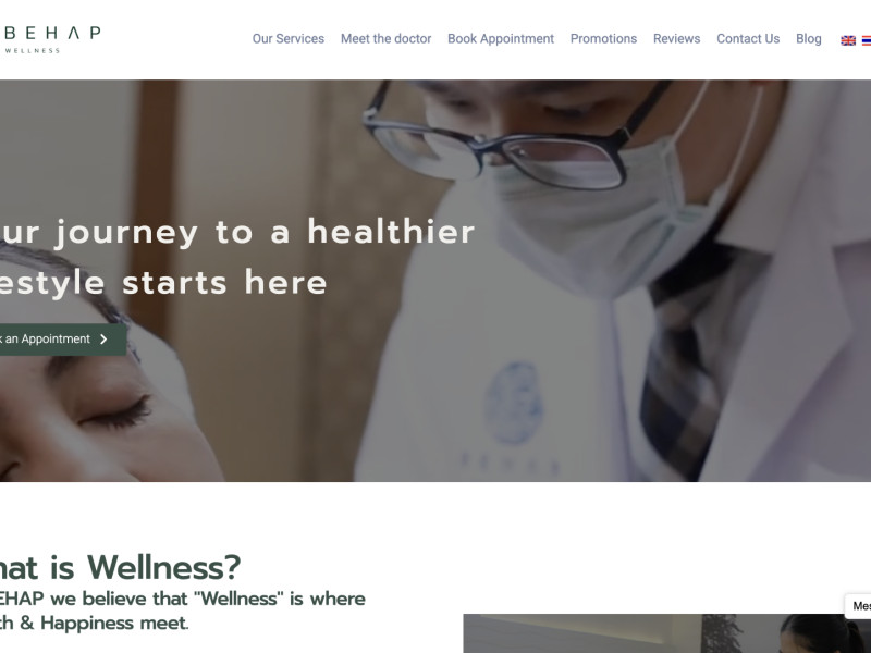 BEHAP CLINIC Website Design
