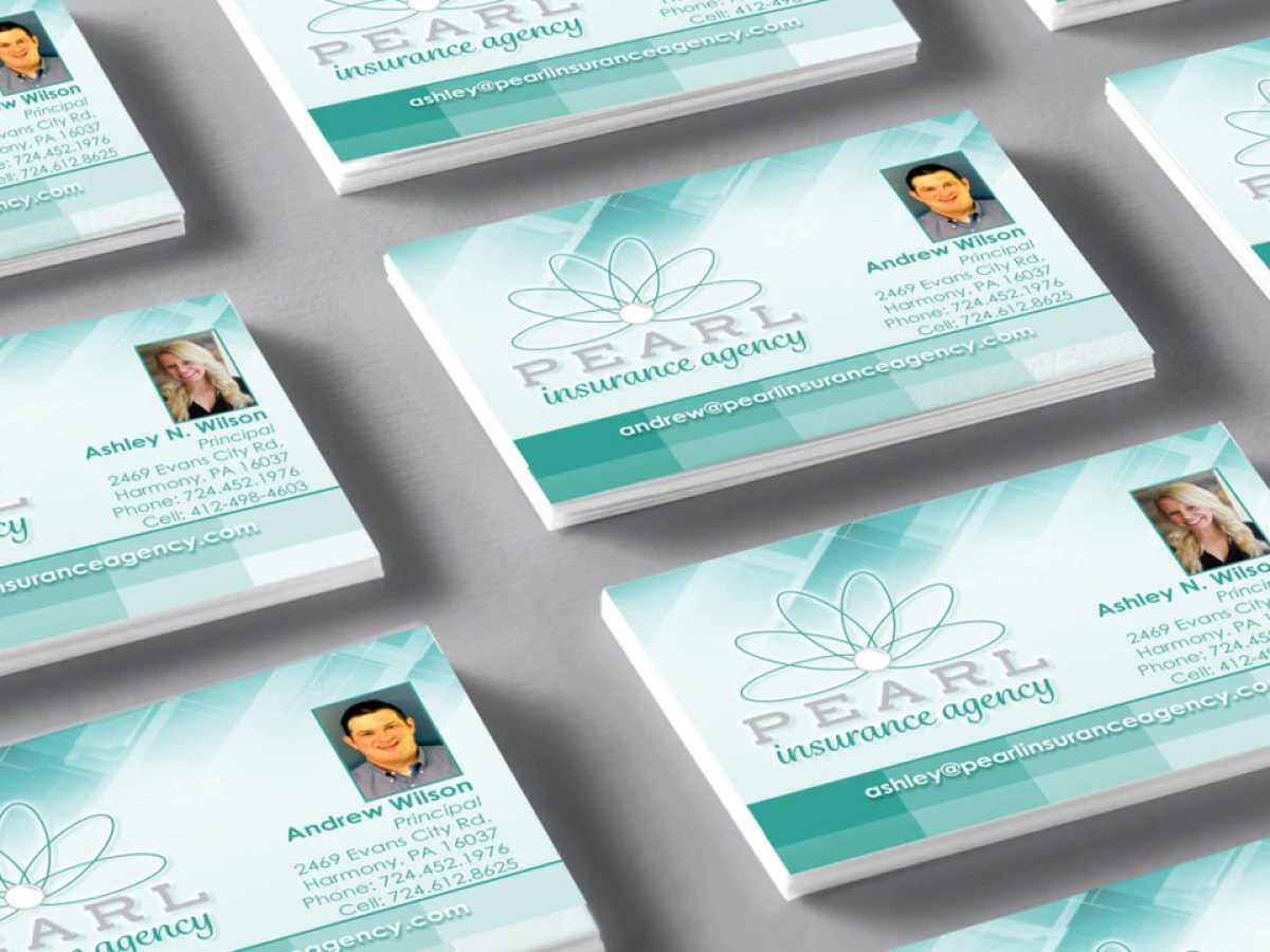 Pearl Insurance Agency Print Design