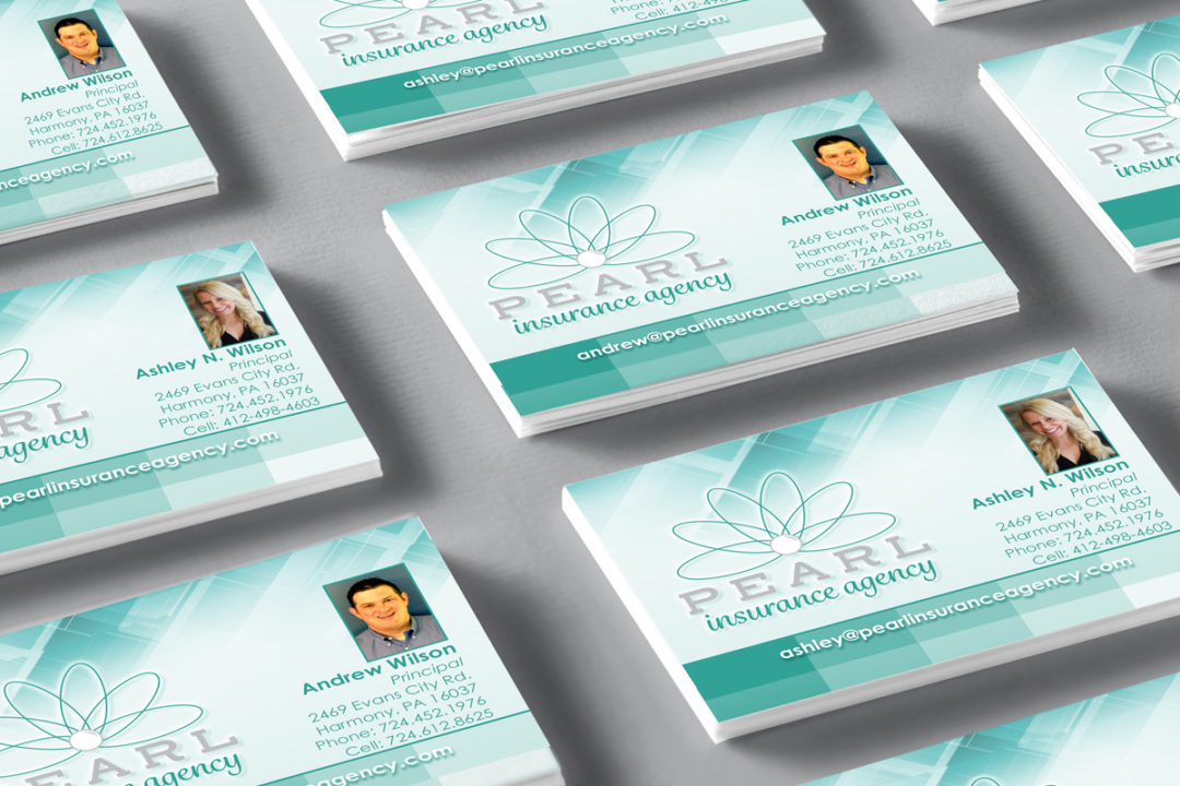 Pearl Insurance Agency Print Design