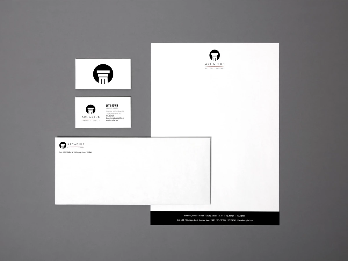 Arcadius Capital Print Design