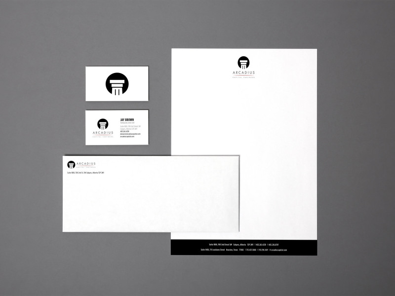 Arcadius Capital Print Design