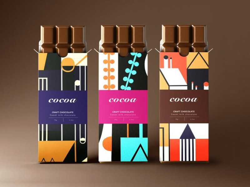 Cocoa Chocolates Packaging Design