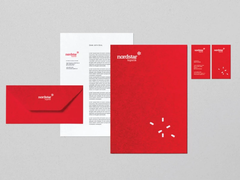 Nordstar Logistik Stationery Print Design