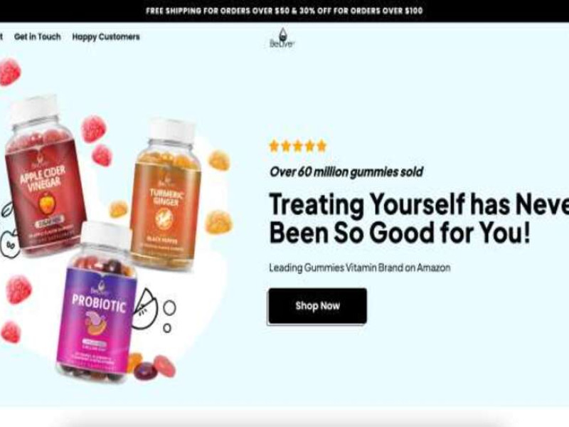 BeLive Store Web Design