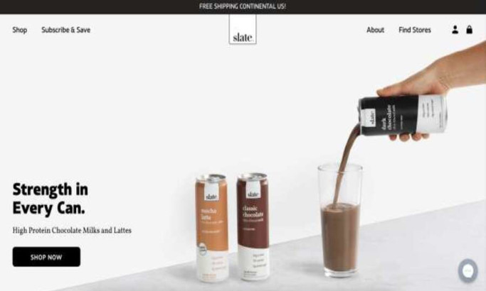 Slate Milk Web Design