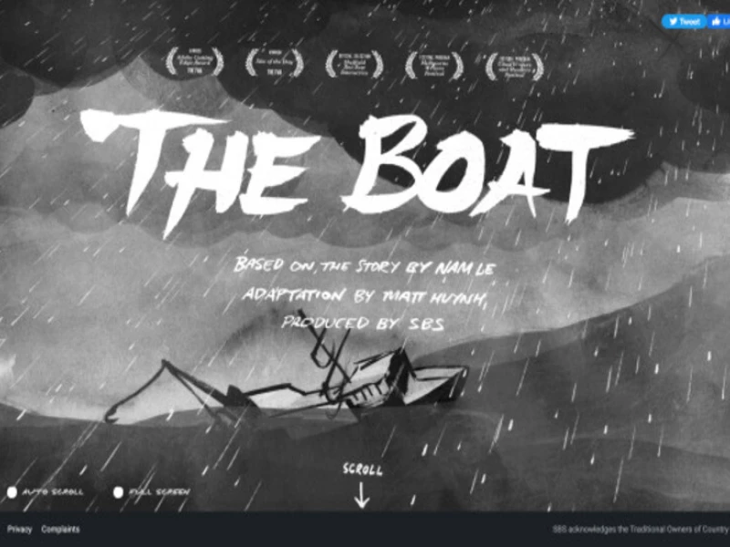 The Boat Website Design