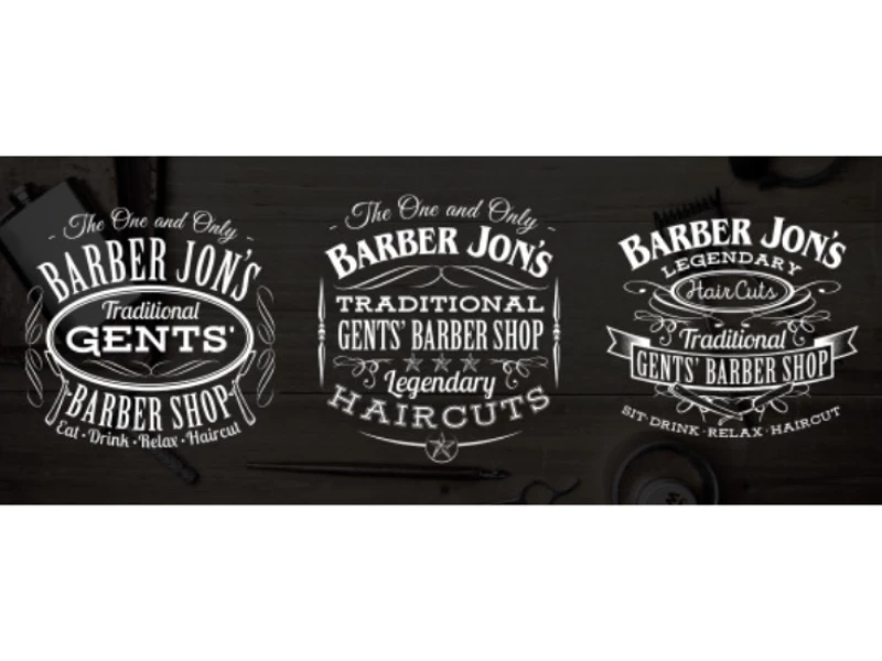 BARBER JON'S Logo Design