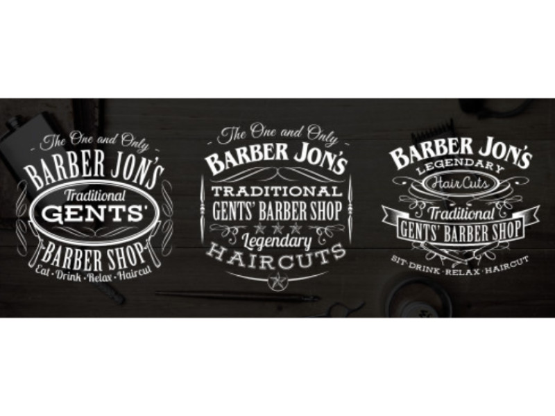 BARBER JON'S Logo Design