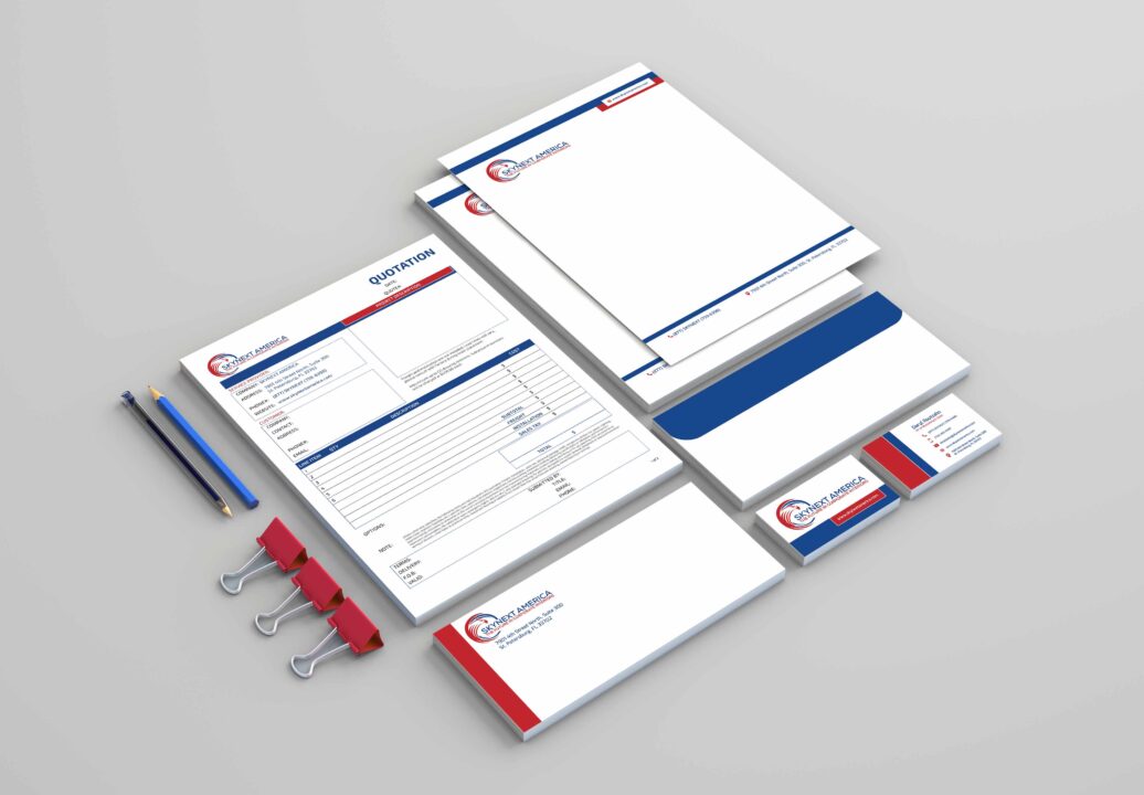 SkyNext America Print Design
