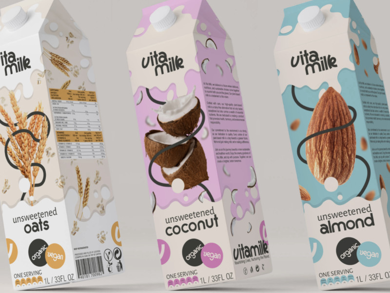 Vita Milk Packaging Design