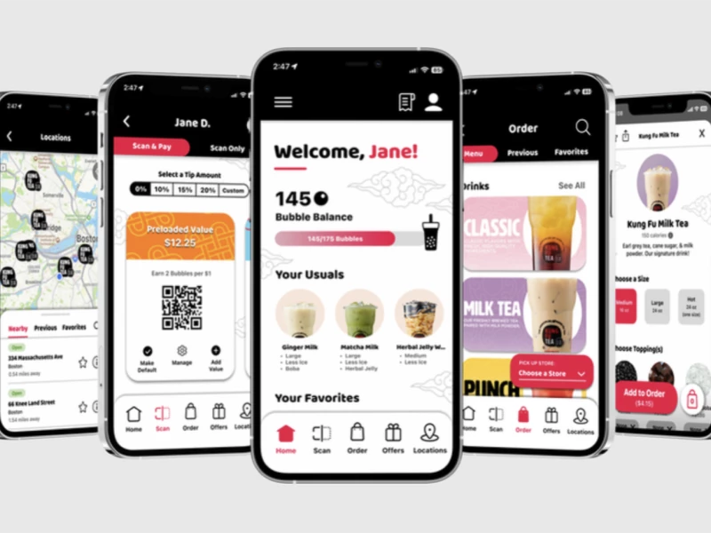 Kung Fu Tea App Design