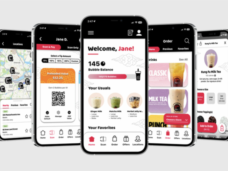 Kung Fu Tea App Design
