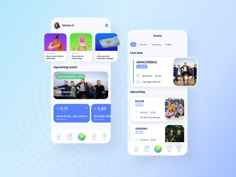 Ticket Scanning App Design