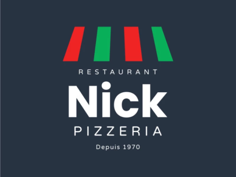 Nick Pizzeria Logo Design