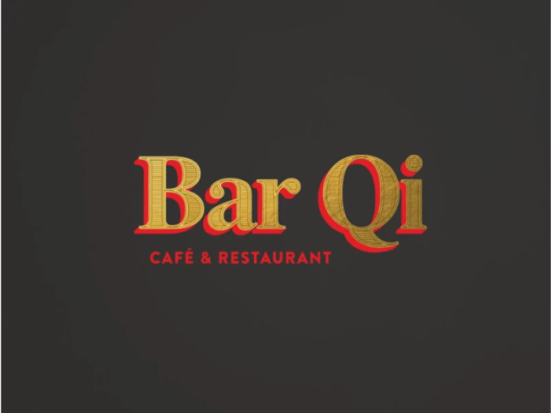Bar Qi Cafe & Restaurant Logo Design