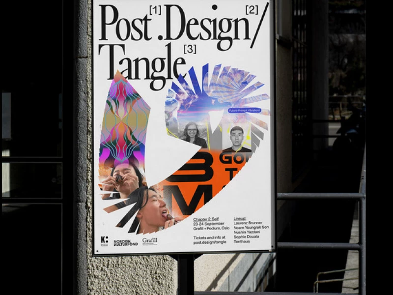 Post Design Tangle Print Design