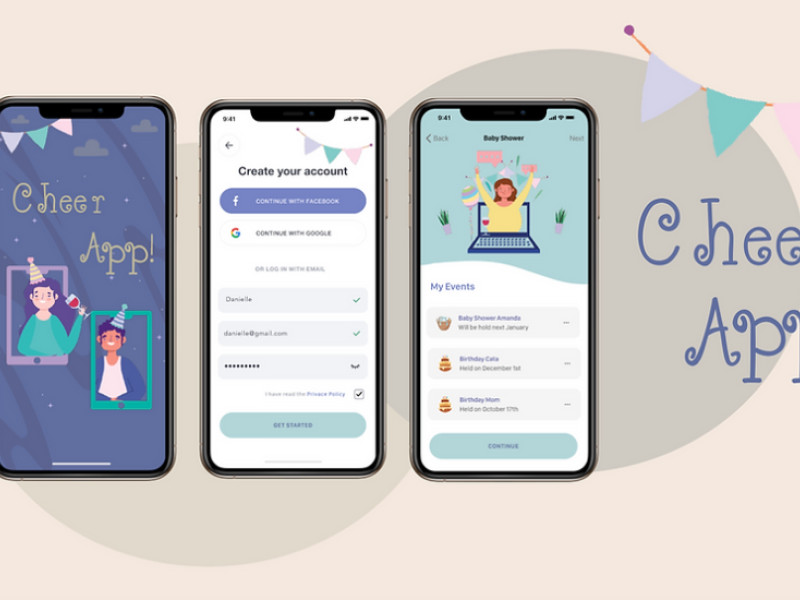 Cheer App! Design