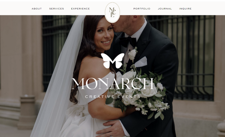 Monarch Creative Events Web Design