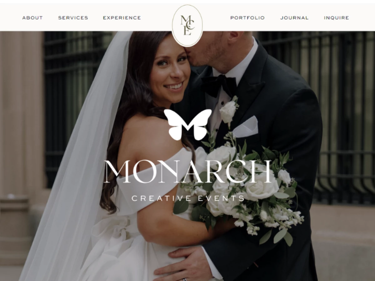 Monarch Creative Events Web Design