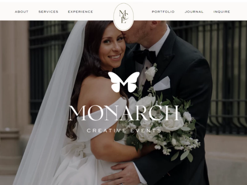 Monarch Creative Events Web Design