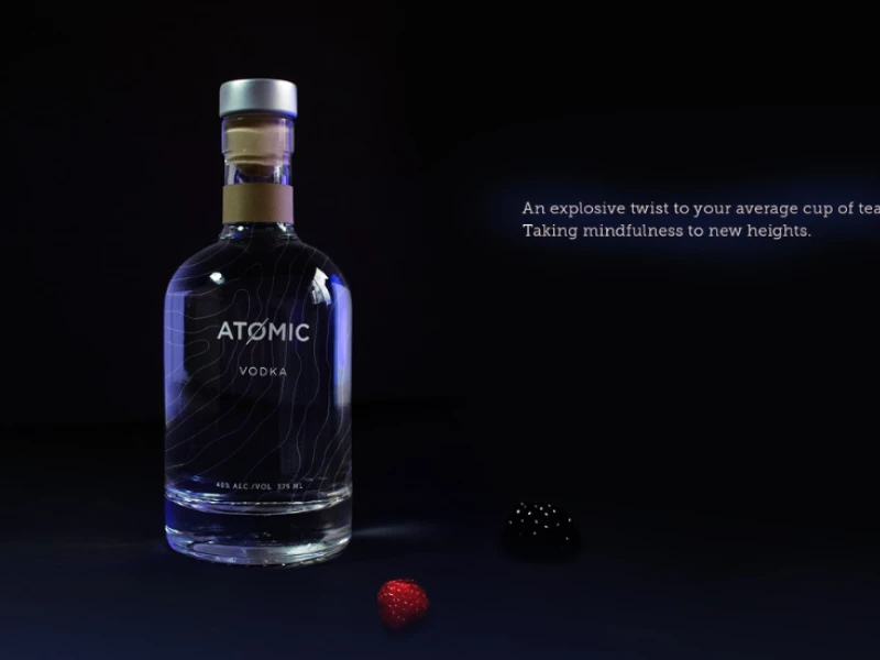 Atomic Vodka Packaging Design