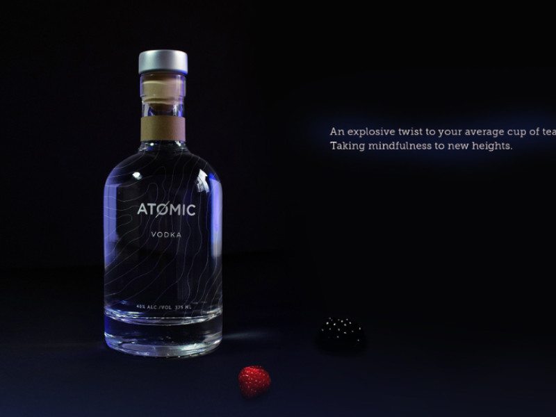 Atomic Vodka Packaging Design